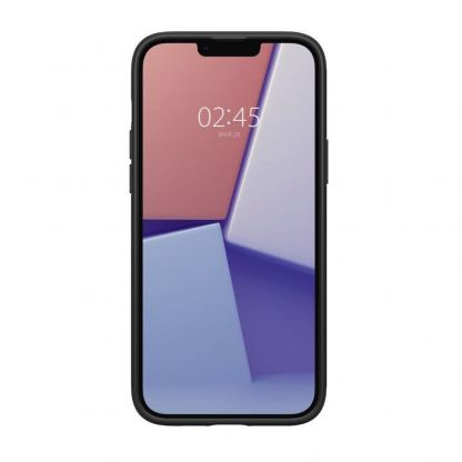 Spigen Thin Fit Case - качествен тънък матиран кейс за iPhone 14 (черен) 3