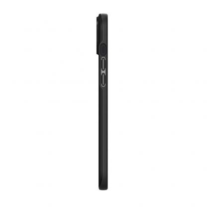 Spigen Thin Fit Case - качествен тънък матиран кейс за iPhone 14 (черен) 4