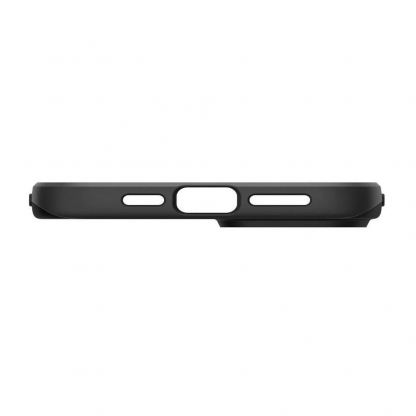 Spigen Thin Fit Case - качествен тънък матиран кейс за iPhone 14 (черен) 5