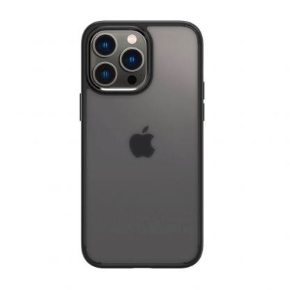 Spigen Ultra Hybrid Case - хибриден кейс с висока степен на защита за iPhone 14 Pro (черен-прозрачен) 2