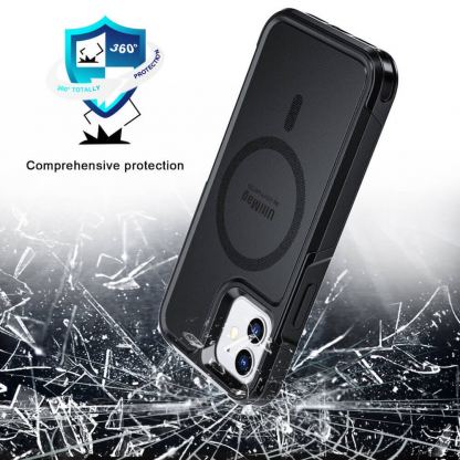 4smarts Defend Case with UltiMag - хибриден удароустойчив кейс с MagSafe за iPhone 14 (черен) 6