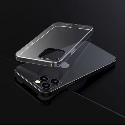 Comma Hard Jacket Case - поликарбонатов кейс за iPhone 14 (прозрачен) 4