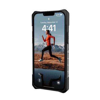 Urban Armor Gear Plasma Case - удароустойчив хибриден кейс за iPhone 14 Plus (черен-прозрачен) 7