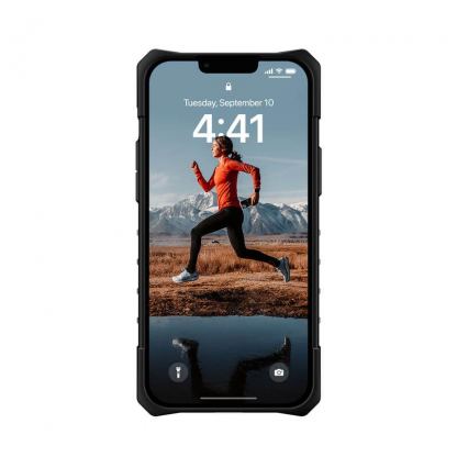 Urban Armor Gear Plasma Case - удароустойчив хибриден кейс за iPhone 14 Plus (черен-прозрачен) 8