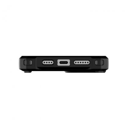 Urban Armor Gear Monarch Pro MagSafe Case - удароустойчив хибриден кейс с вграден магнитен конектор (MagSafe) за iPhone 14 Plus (черен-карбон) 10