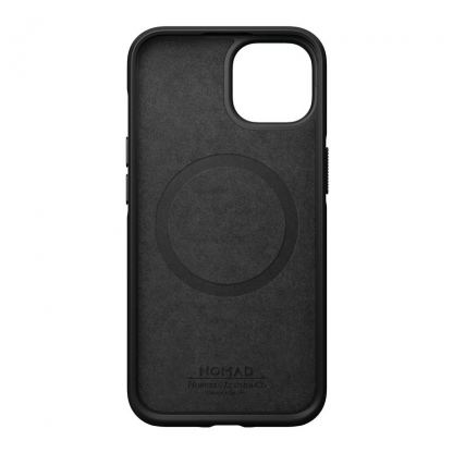 Nomad Modern Leather MagSafe Case - кожен (естествена кожа) кейс с MagSafe за iPhone 14 Plus (черен) 6