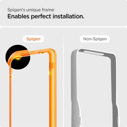 Spigen Glass.Tr Align Master Full Cover Tempered Glass - калено стъклено защитно покритие за целия дисплей на iPhone 14 Pro (черен-прозрачен) (2 броя) 3