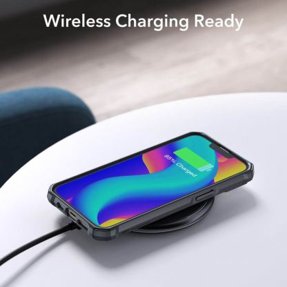 ESR Air Armor Case - хибриден удароустойчив кейс за iPhone 14 Plus (черен-мат) 6