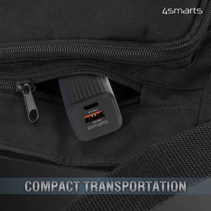 4smarts Wall Charger VoltPlug Duos Mini PD 20W - захранване за ел. мрежа с USB-A и USB-C изходи и технология за бързо зареждане (черен) 5