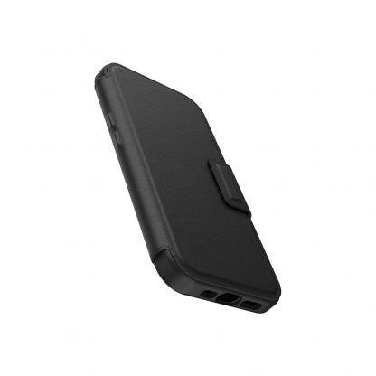 Otterbox MagSafe Folio Case - елегантен кожен калъф тип портфейл за iPhone 14 (черен) 2