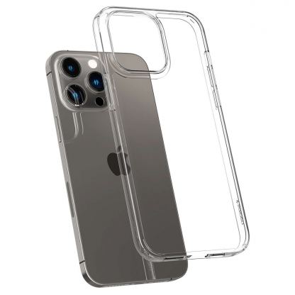 Spigen AirSkin Hybrid Case - тънък удароустойчив хибриден кейс за iPhone 14 Pro (прозрачен) 6