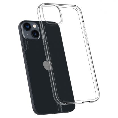 Spigen AirSkin Hybrid Case - тънък удароустойчив хибриден кейс за iPhone 14 Plus (прозрачен) 6