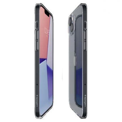 Spigen AirSkin Hybrid Case - тънък удароустойчив хибриден кейс за iPhone 14 Plus (прозрачен) 7