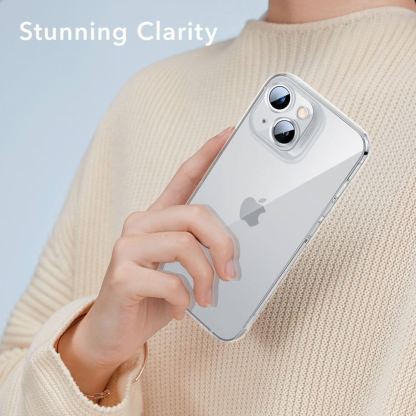 ESR Ice Shield Case - хибриден удароустойчив кейс за iPhone 14 Plus (прозрачен) 6