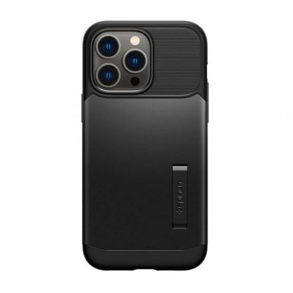 Spigen Slim Armor Case - хибриден кейс с висока степен на защита за iPhone 14 Pro (черен) 2
