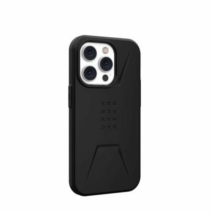 Urban Armor Gear Civilian MagSafe Case - удароустойчив хибриден кейс с MagSafe за iPhone 14 Pro Max (черен) 5