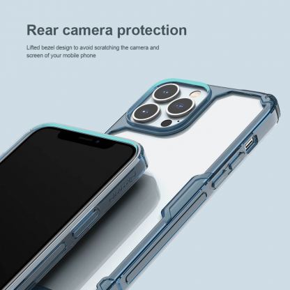 Nillkin Nature TPU Pro Case - хибриден удароустойчив кейс за iPhone 14 Pro Max (прозрачен) 5