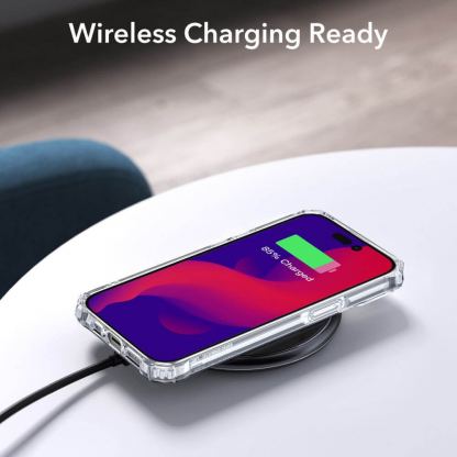 ESR Air Armor Case - хибриден удароустойчив кейс за iPhone 14 Pro Max (прозрачен) 5