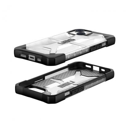 Urban Armor Gear Plasma Case - удароустойчив хибриден кейс за iPhone 14 Plus (прозрачен) 2