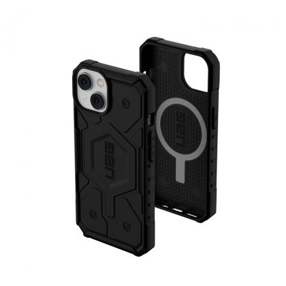 Urban Armor Gear Pathfinder MagSafe Case - удароустойчив хибриден кейс за iPhone 14 Plus (черен) 4