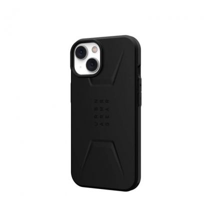 Urban Armor Gear Civilian MagSafe Case - удароустойчив хибриден кейс с MagSafe за iPhone 14 Plus (черен) 5