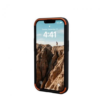 Urban Armor Gear Civilian MagSafe Case - удароустойчив хибриден кейс с MagSafe за iPhone 14 Plus (черен) 8