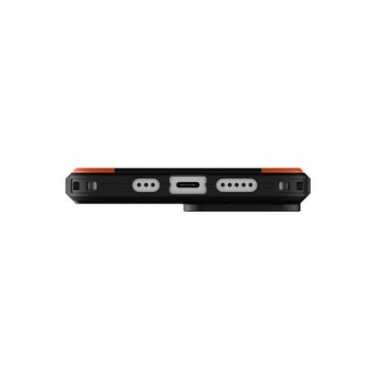 Urban Armor Gear Civilian MagSafe Case - удароустойчив хибриден кейс с MagSafe за iPhone 14 Plus (черен) 11