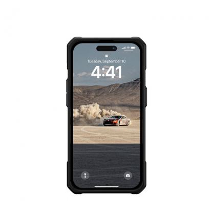 Urban Armor Gear Monarch Case - удароустойчив хибриден кейс за iPhone 14 Pro (черен-карбон) 8