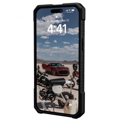 Urban Armor Gear Monarch Pro MagSafe Case - удароустойчив хибриден кейс с MagSafe за iPhone 14 Pro Max (черен) 7