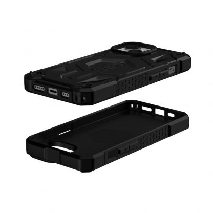 Urban Armor Gear Monarch Pro MagSafe Case - удароустойчив хибриден кейс с MagSafe за iPhone 14 (черен) 2