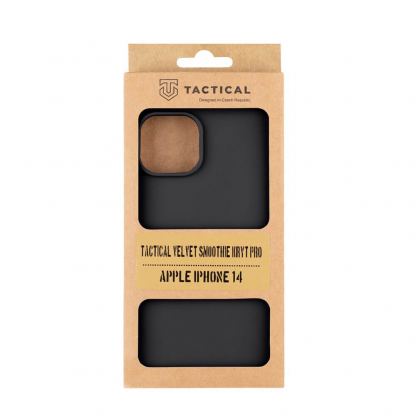 Tactical Velvet Smoothie Cover - силиконов калъф за iPhone 14 Pro Max (черен) 5