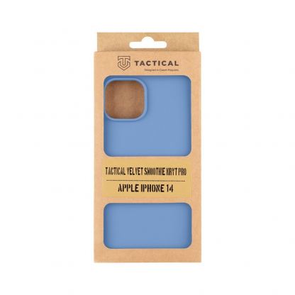 Tactical Velvet Smoothie Cover - силиконов калъф за iPhone 14 Pro (син) 4