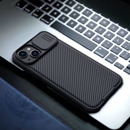 Nillkin CamShield Pro Case - хибриден удароустойчив кейс за iPhone 14 Plus (черен) 3