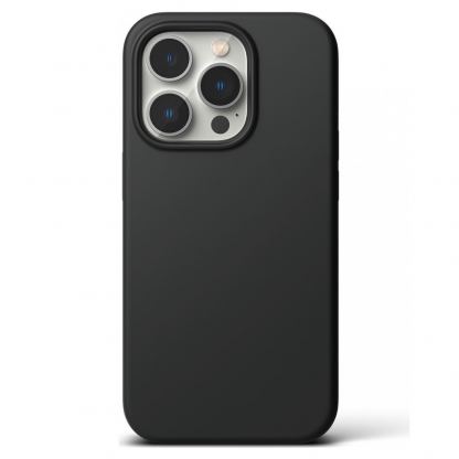 Ringke Soft Silicone Case - силиконов (TPU) калъф за iPhone 14 Pro Max (черен) 2