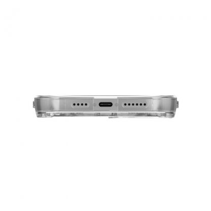 Urban Armor Gear Plyo MagSafe Case - удароустойчив хибриден кейс за iPhone 14 Plus (прозрачен) 12