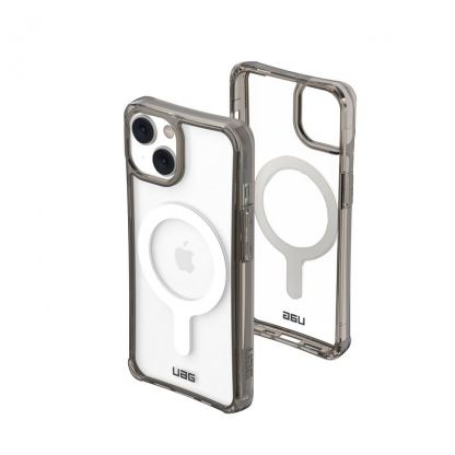 Urban Armor Gear Plyo MagSafe Case - удароустойчив хибриден кейс за iPhone 14 Plus (черен-прозрачен) 3