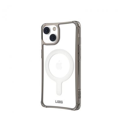 Urban Armor Gear Plyo MagSafe Case - удароустойчив хибриден кейс за iPhone 14 Plus (черен-прозрачен) 5