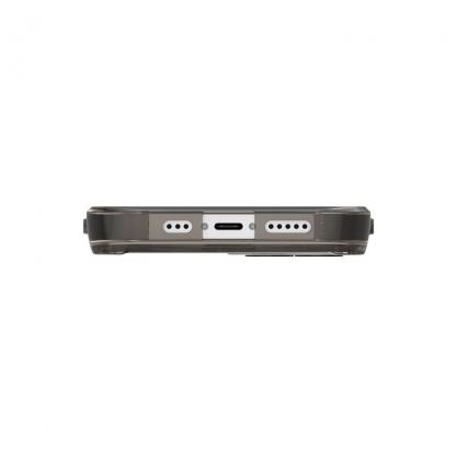 Urban Armor Gear Plyo MagSafe Case - удароустойчив хибриден кейс за iPhone 14 Plus (черен-прозрачен) 11