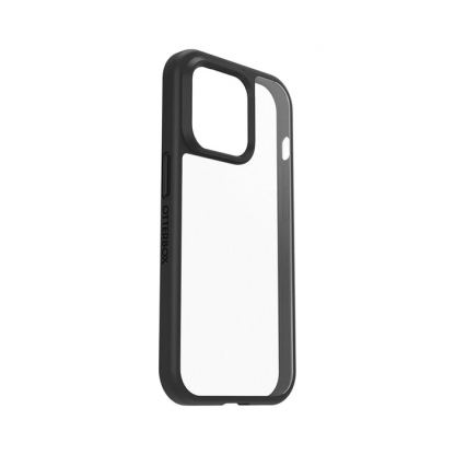 Otterbox React Case - хибриден удароустойчив калъф за iPhone 14 Pro (черен-прозрачен)  2