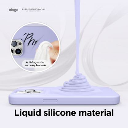 Elago Soft Silicone Case - силиконов (TPU) калъф за iPhone 14 Pro (червен) 2
