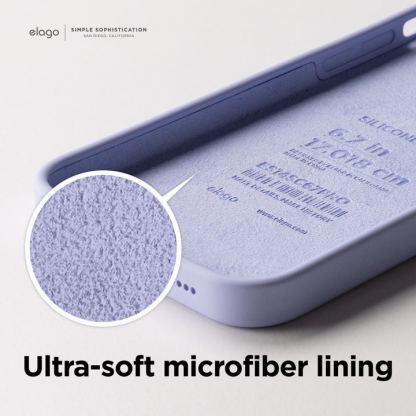 Elago Soft Silicone Case - силиконов (TPU) калъф за iPhone 14 Pro (червен) 5
