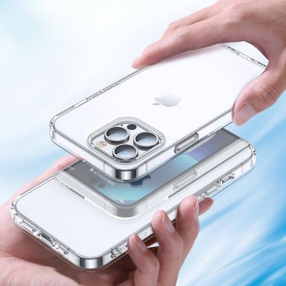 Joyroom Rugged Cover Housing Clear (JR-14X3) - силиконов (TPU) калъф за iPhone 14 Plus (прозрачен) 3