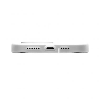 SwitchEasy Gravity M Case - тънък полипропиленов кейс с Magsafe за iPhone 14 Pro Max (бял-прозрачен) 4