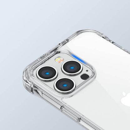 Joyroom Defender Series Case (JR-14H4) - хибриден удароустойчив кейс с вградена поставка за iPhone 14 Pro Max (прозрачен) 4