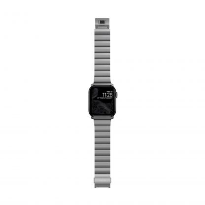 Nomad Strap Titanium Band V2 - титаниева каишка за Apple Watch 42мм, 44мм, 45мм, 46мм, Ultra 49мм (сребрист) 8