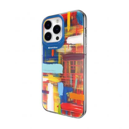 SwitchEasy Artist Impasto Case - дизайнерски хибриден удароустойчив кейс за iPhone 14 Pro Max (шарен)  2