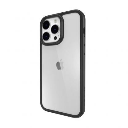 SwitchEasy AERO Plus Case - хибриден удароустойчив кейс за iPhone 14 Pro Max (черен-прозрачен) 2