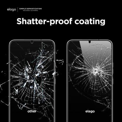 Elago Tempered Glass - калено стъклено защитно покритие за дисплея на Samsung Galaxy S22 Plus (прозрачен) 5