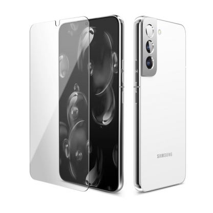 Elago Tempered Glass - калено стъклено защитно покритие за дисплея на Samsung Galaxy S22 (прозрачен) 8