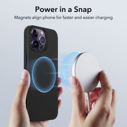 ESR Classic HaloLock MagSafe Case - хибриден кейс с висока степен на защита с MagSafe за iPhone 14 Pro Max (черен)  3